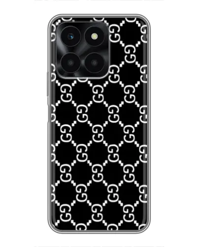 Чехол для Huawei Honor X6a с картинкой «Gucci — сетчатый паттерн»