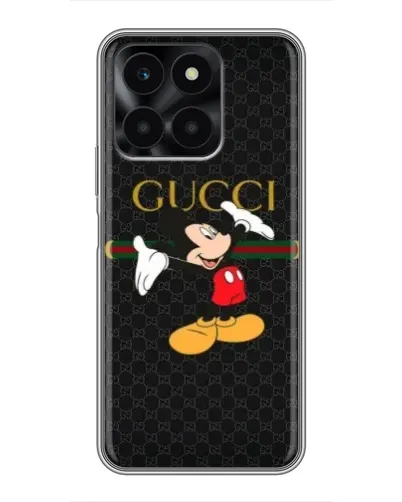 Чехол для Huawei Honor X6a с картинкой «Микки Маус Gucci»