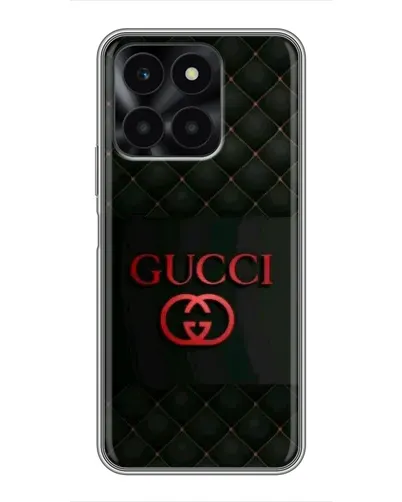 Чехол для Huawei Honor X6a с картинкой «Gucci — стеганый черный»