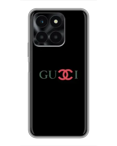 Чехол для Huawei Honor X6a с картинкой «Gucci — красный градиент»
