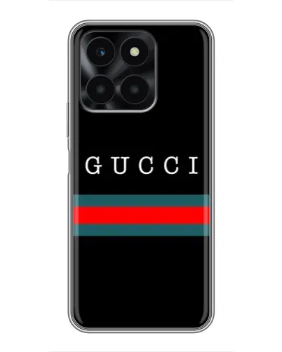 Чехол для Huawei Honor X6a с картинкой «Gucci — красный пояс»