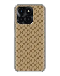 Чехол для Huawei Honor X6a с картинкой «Gucci — классический беж»