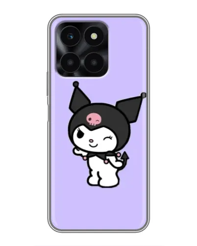 Чехол для Huawei Honor X6a с картинкой «Классическая Kuromi» Чехол для Huawei Honor X6a с картинкой «Классическая Kuromi»