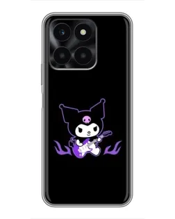 Чехол для Huawei Honor X6a с картинкой «Электрическая Kuromi» Чехол для Huawei Honor X6a с картинкой «Электрическая Kuromi»
