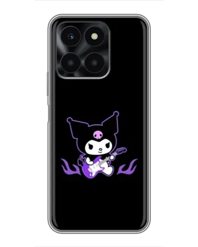 Чехол для Huawei Honor X6a с картинкой «Электрическая Kuromi» Чехол для Huawei Honor X6a с картинкой «Электрическая Kuromi»