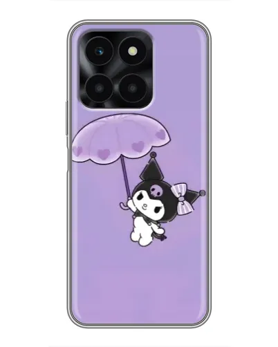 Чехол для Huawei Honor X6a с картинкой «Kuromi с зонтиком» Чехол для Huawei Honor X6a с картинкой «Kuromi с зонтиком»