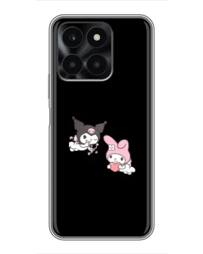 Чехол для Huawei Honor X6a с картинкой «My Melody и Kuromi» Чехол для Huawei Honor X6a с картинкой «My Melody и Kuromi»