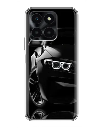 Чехол для Huawei Honor X6a с картинкой «Черная BMW — профиль» Чехол для Huawei Honor X6a с картинкой «Черная BMW — профиль»