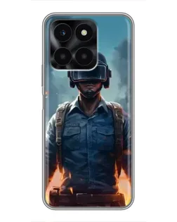Чехол для Huawei Honor X6a с картинкой «PUBG — реалистичный герой» Чехол для Huawei Honor X6a с картинкой «PUBG — реалистичный герой»