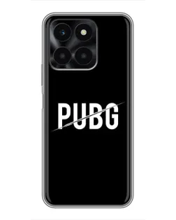 Чехол для Huawei Honor X6a с картинкой «PUBG — белый логотип» Чехол для Huawei Honor X6a с картинкой «PUBG — белый логотип»