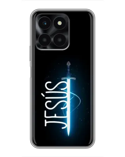 Чехол для Huawei Honor X6a с картинкой «Меч Духа Jesus»
