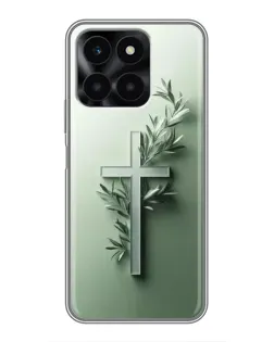 Чехол для Huawei Honor X6a с картинкой «Оливковая ветвь» Чехол для Huawei Honor X6a с картинкой «Оливковая ветвь»
