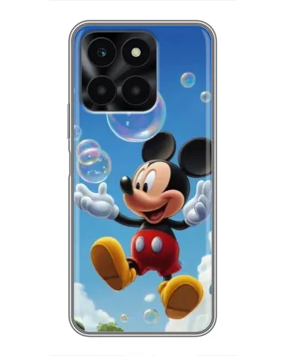 Чехол для Huawei Honor X6a с картинкой «Mickey и мыльные пузыри» Чехол для Huawei Honor X6a с картинкой «Mickey и мыльные пузыри»