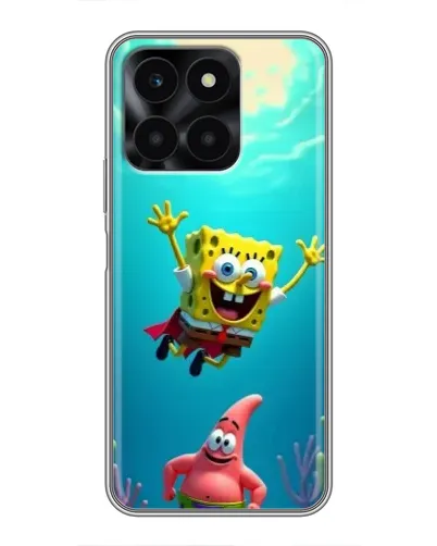 Чехол для Huawei Honor X6a с картинкой «Спанч Боб под водой» Чехол для Huawei Honor X6a с картинкой «Спанч Боб под водой»