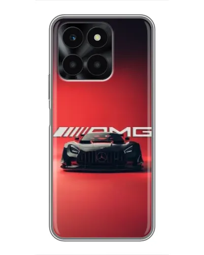 Чехол для Huawei Honor X6a с картинкой «Mercedes AMG — красная линия»