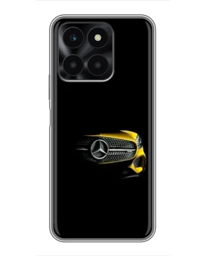 Чехол для Huawei Honor X6a с картинкой «Mercedes — ретро стиль»