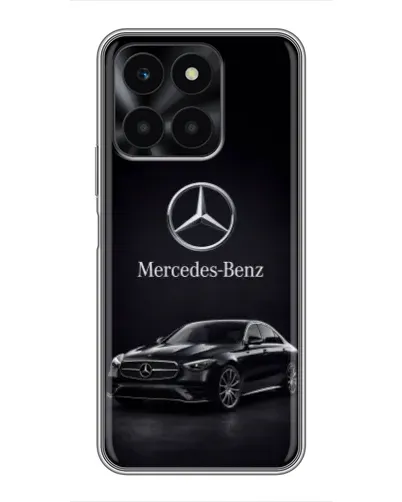 Чехол для Huawei Honor X6a с картинкой «Mercedes — решетка радиатора»