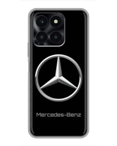Чехол для Huawei Honor X6a с картинкой «Mercedes Silver Logo»