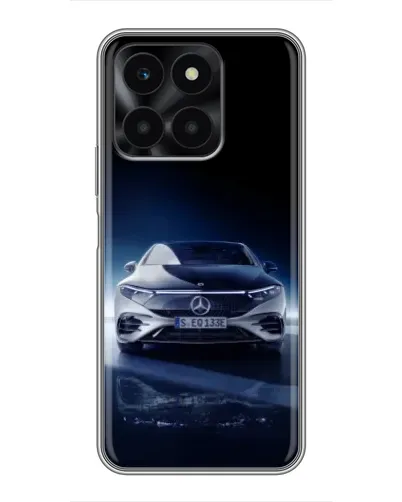 Чехол для Huawei Honor X6a с картинкой «Ночной Mercedes EQ»
