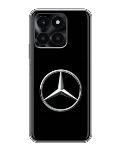 Чехол для Huawei Honor X6a с картинкой «Mercedes классический лого»