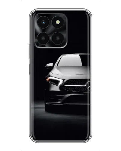 Чехол для Huawei Honor X6a с картинкой «Свет фар Mercedes»