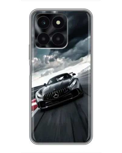 Чехол для Huawei Honor X6a с картинкой «Гоночный Mercedes AMG»