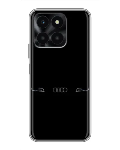 Чехол для Huawei Honor X6a с картинкой «Audi — световой подпись»