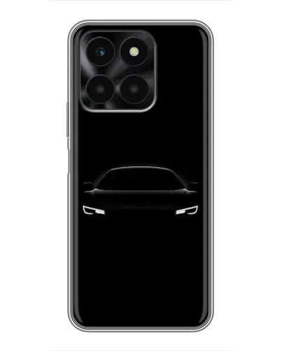 Чехол для Huawei Honor X6a с картинкой «Взгляд Audi в темноте»