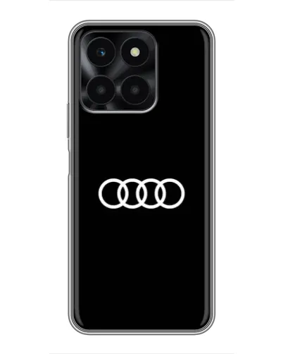 Чехол для Huawei Honor X6a с картинкой «Audi White Logo»