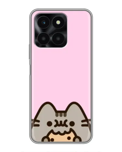 Чохол для Huawei Honor X6a з картинкою «Pusheen та печиво» Чохол для Huawei Honor X6a з картинкою «Pusheen та печиво»