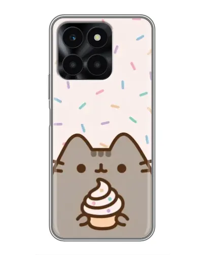 Чохол для Huawei Honor X6a з картинкою «Пушин з кексом» Чохол для Huawei Honor X6a з картинкою «Пушин з кексом»