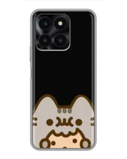Чохол для Huawei Honor X6a з картинкою «Пушин на чорному»