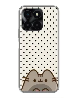 Чохол для Huawei Honor X6a з картинкою «Пушин у цяточку»
