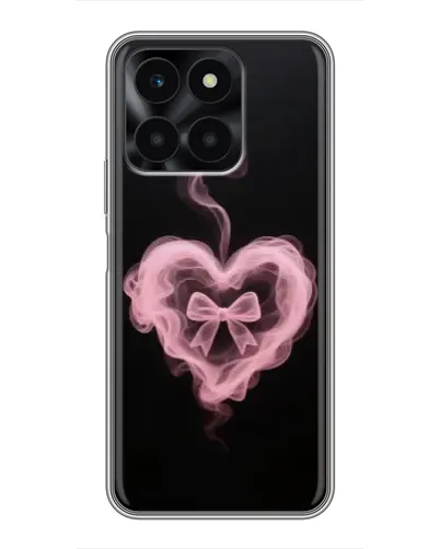 Чехол для Huawei Honor X6a с картинкой «Дымчатое сердце»