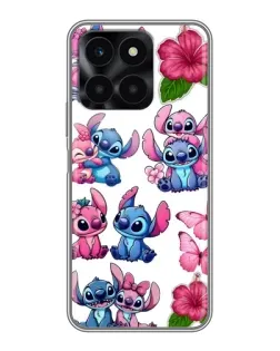 Чехол для Huawei Honor X6a с картинкой «Стикеры Stitch и Angel» Чехол для Huawei Honor X6a с картинкой «Стикеры Stitch и Angel»