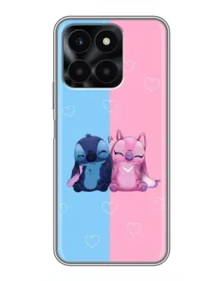 Чехол для Huawei Honor X6a с картинкой «Stitch и Angel Love» Чехол для Huawei Honor X6a с картинкой «Stitch и Angel Love»