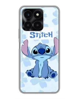 Чехол для Huawei Honor X6a с картинкой «Stitch среди цветов» Чехол для Huawei Honor X6a с картинкой «Stitch среди цветов»