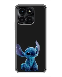 Чехол для Huawei Honor X6a с картинкой «Стич на черном» Чехол для Huawei Honor X6a с картинкой «Стич на черном»