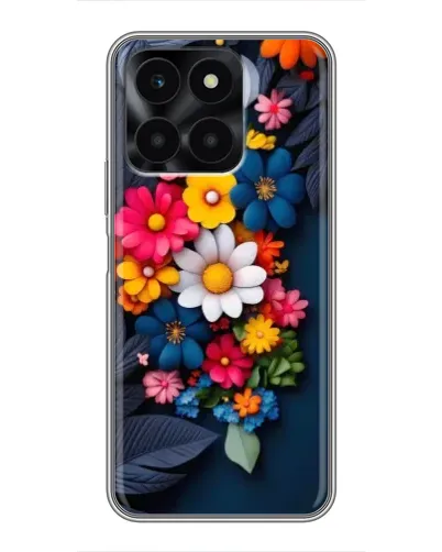 Чехол для Huawei Honor X6a с картинкой «Цветочная феерия» Чехол для Huawei Honor X6a с картинкой «Цветочная феерия»