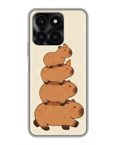 Чехол для Huawei Honor X6a с картинкой «Башня из капибар» Чехол для Huawei Honor X6a с картинкой «Башня из капибар»