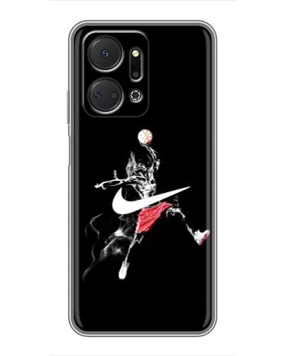 Чехол для Huawei Honor X7a с картинкой «Jordan Jumpman» Чехол для Huawei Honor X7a с картинкой «Jordan Jumpman»