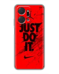 Чехол для Huawei Honor X7a с картинкой «Nike Just Do It»
