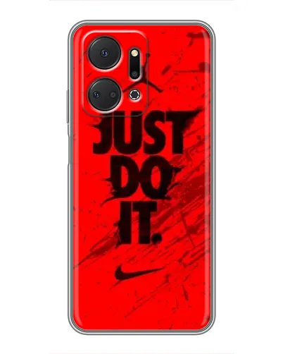 Чехол для Huawei Honor X7a с картинкой «Nike Just Do It» Чехол для Huawei Honor X7a с картинкой «Nike Just Do It»