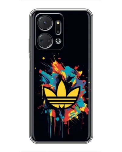 Чехол для Huawei Honor X7a с картинкой «Adidas Splash»