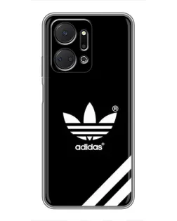 Чехол для Huawei Honor X7a с картинкой «Adidas с диагональными полосами»