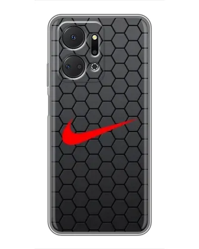 Чохол для Huawei Honor X7a з картинкою «Nike — карбонова сітка» Чохол для Huawei Honor X7a з картинкою «Nike — карбонова сітка»