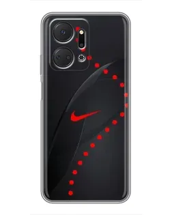 Чохол для Huawei Honor X7a з картинкою «Абстрактний дизайн Nike»
