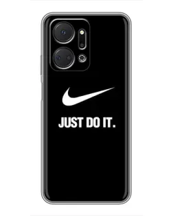Чохол для Huawei Honor X7a з картинкою «Класичний принт Nike»