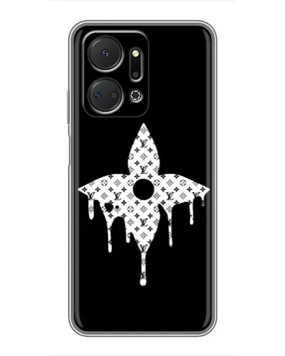 Чохол для Huawei Honor X7a з картинкою «Квіткова монограма» Чохол для Huawei Honor X7a з картинкою «Квіткова монограма»
