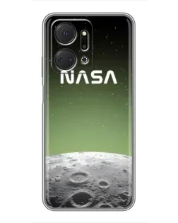 Чехол для Huawei Honor X7a с картинкой «NASA — лунный градиент» Чехол для Huawei Honor X7a с картинкой «NASA — лунный градиент»